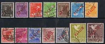 oo Deutschland Berlin West  21.- 34. Rotaufdruck Luxus tiefst gepr. Schlegel BPP - Bild 1 von 2