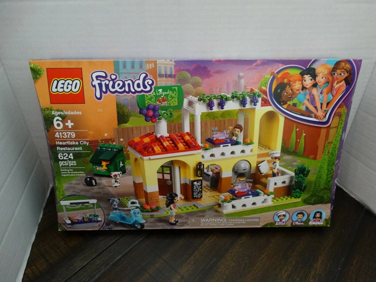 NEW Lego Friends 41379 Heartlake City Restaurant 624 Pieces eBay