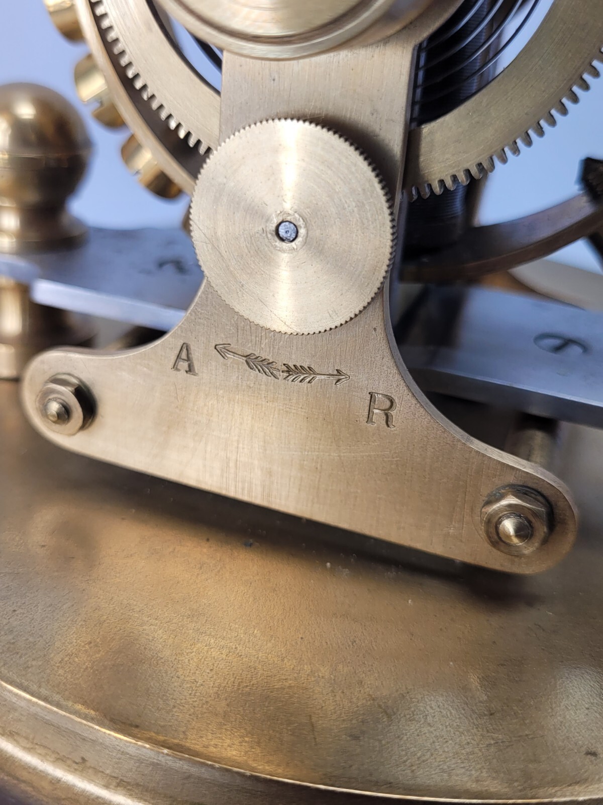 Antique Eureka Style Under Glass Dome Clock eBay