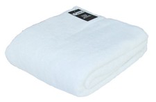 Asciugamano Lenzuolo Bagno Extra Large Bianco 150cm x 200cm 100% Cotone 600 g/m² 
