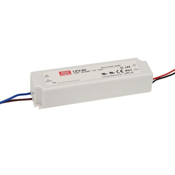 LPV-60-24 - Led-Treiber Mean Well Konstantspannung - 60W - 24V - IP67-image