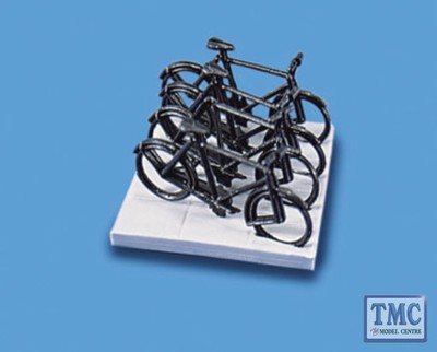 5055 Modelscene OO/HO Gauge Cycles (4) & Stand (1) Pack of 1 | eBay UK