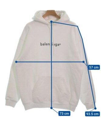 BALENCIAGA Hoodie White S 2200518263029 | eBay