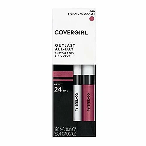 COVERGIRL Outlast All Day Liquid Lipcolor Lipstick Custom Reds CHOOSE COLOUR - Picture 2 of 6