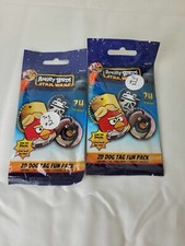2 New Angry Birds Star Wars Dog Tag Fun Packs Sealed