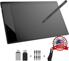 Tableta Grafica 10x6 Pulgadas Compatible Con Chromebook Mac and Windows NUEVO US