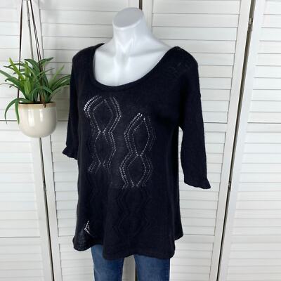 Peruvian Connection Angelica Pullover Baby Alpaca Wool Blend Sweater Womens M