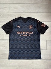 Manchester City Puma 2020 Football Shirt Soccer Jersey Size L
