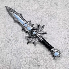 Weathered Byfrost Knight Sword Handpainted for Blocks Minifigure DrA Warcraft 