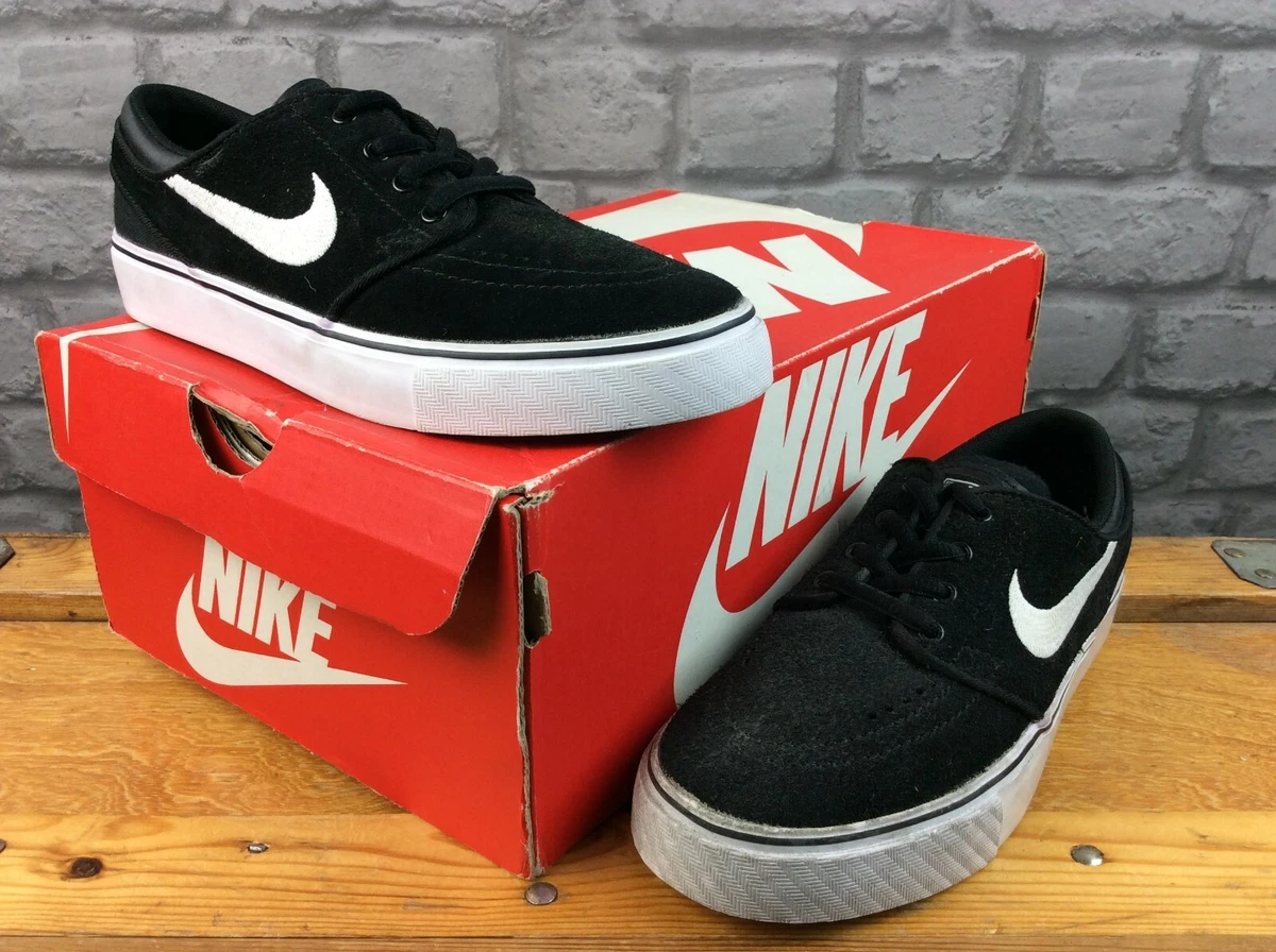 NIKE UK 3 EU 35.5 SB STEFAN JANOSKI TRAINERS BLACK WHITE CHILDRENS BOYS  GIRLSC | eBay