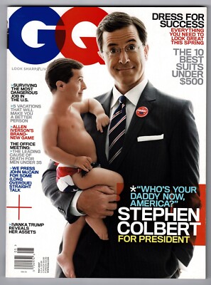 GQ US mag 5/2007 STEPHEN COLBERT TOPHER GRACE RICHARD GERE BY TERRY RICHARDSON