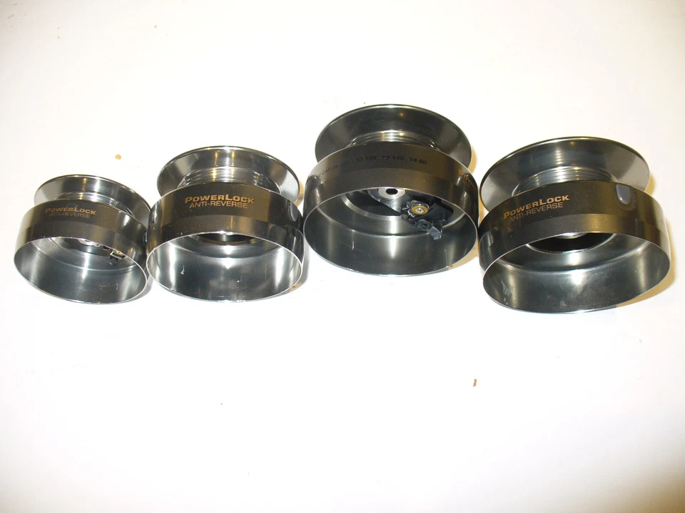 FOUR Bass Pro Shops Spool Pro Qualifier For Spinning Reels for Parts - Image 3 of 4