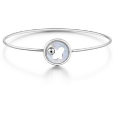 Bracciale rigido donna acciaio madreperla Farfalla Kulto KK411 