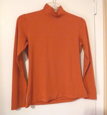 Burnt Orange Mock Turtleneck Deals, 58 