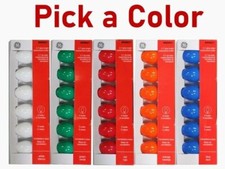 6 Pack C-7 Light Bulbs 5 Watt Holiday Christmas Tree Night Light PICK COLOR