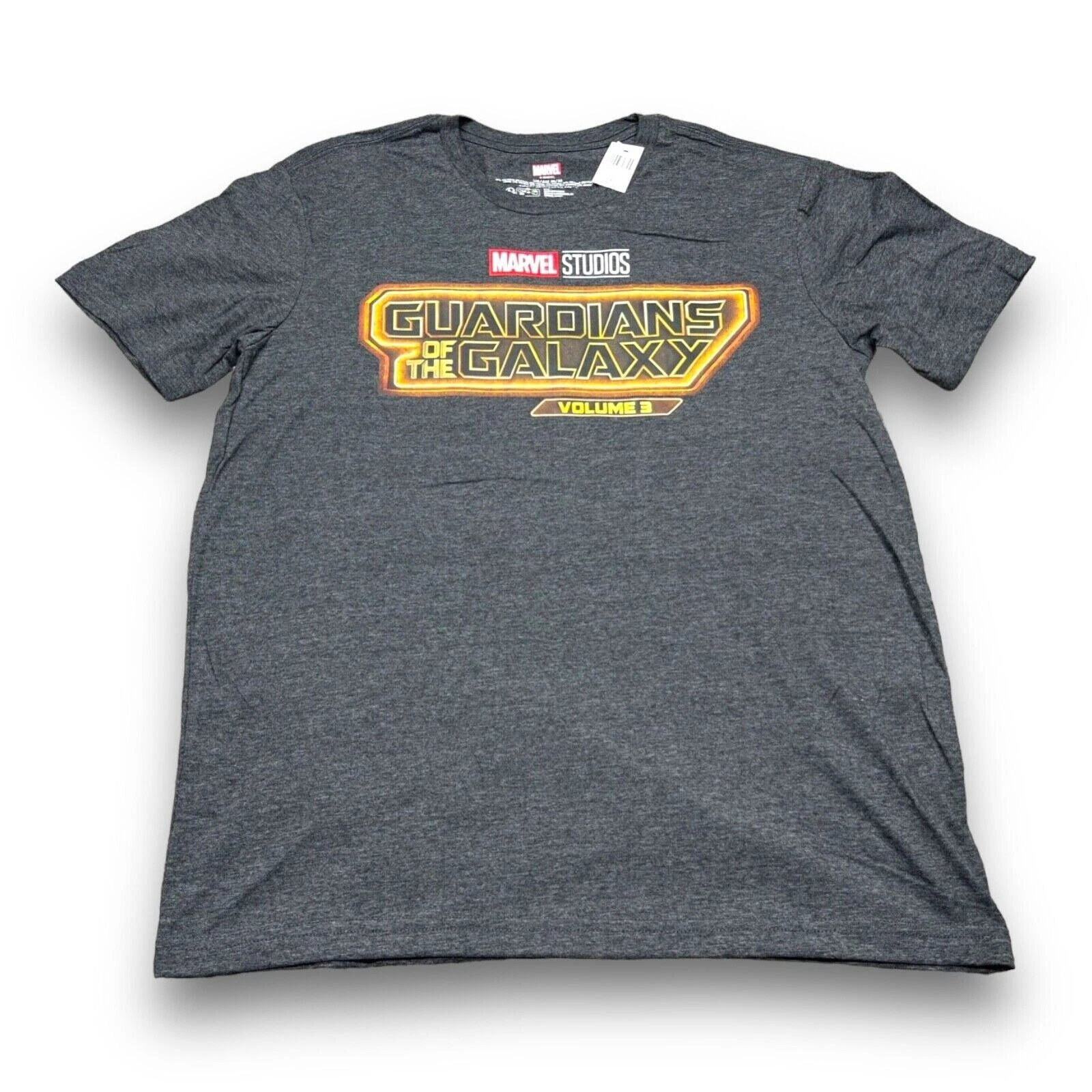 NEW Disney Shirt Adult XL Gray Marvel Guardians Of The Galaxy Volume 3 v-i