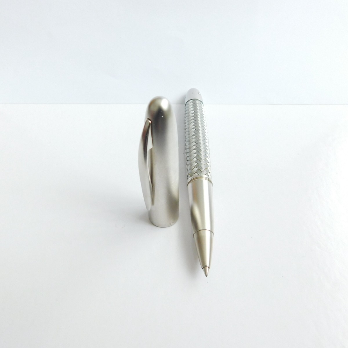 PORSCHE DESIGN Faber-Castell Rollerball Pen TecFlex Silver Steel