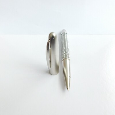 PORSCHE DESIGN Faber-Castell TecFlex Silver Steel Rollerball Pen