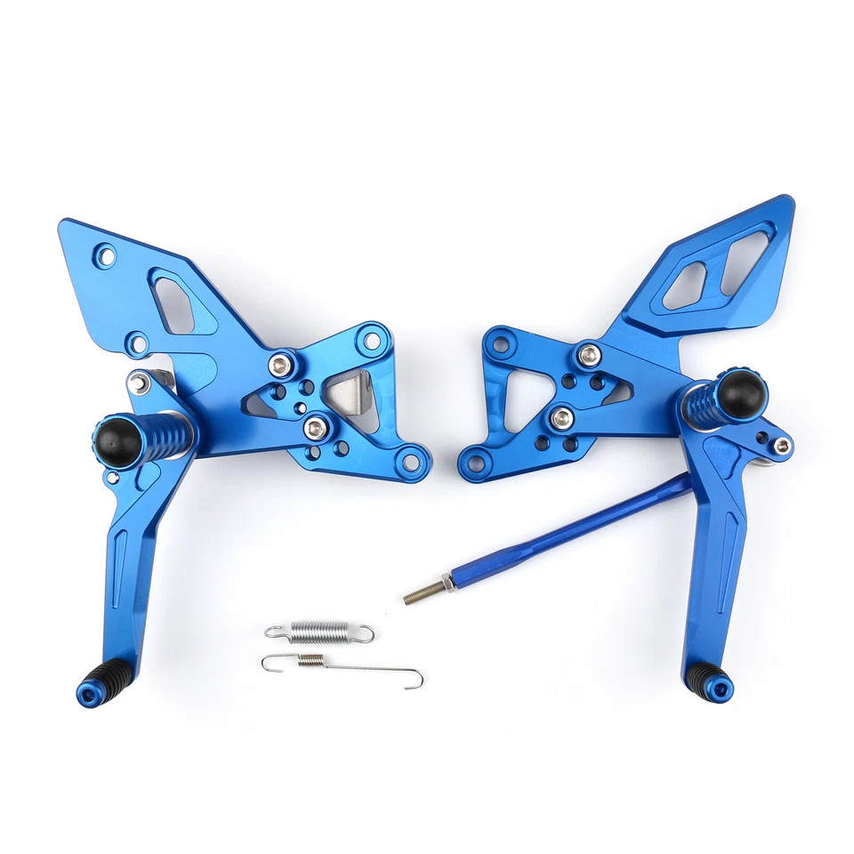Rearsets Rear Sets Footpegs Footrest Blue For Yamaha YZF R25 R3 2014-2016 #3 Foto 2 de 4