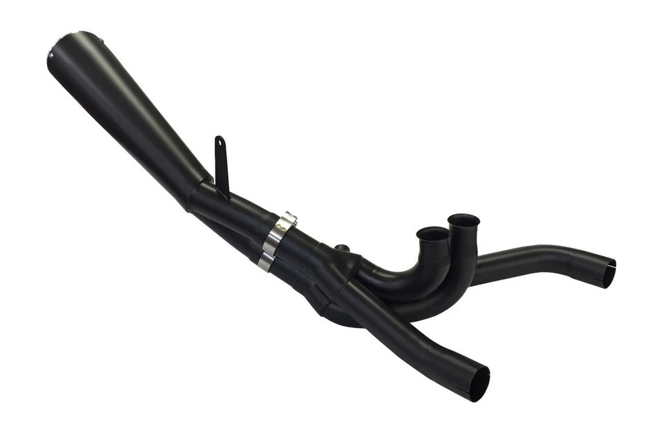 Sistema de escape ThunderMax 4-2-1 antideslizante cerámica negra Yamaha VMAX VMX17 '09-'20 Foto 4 de 4