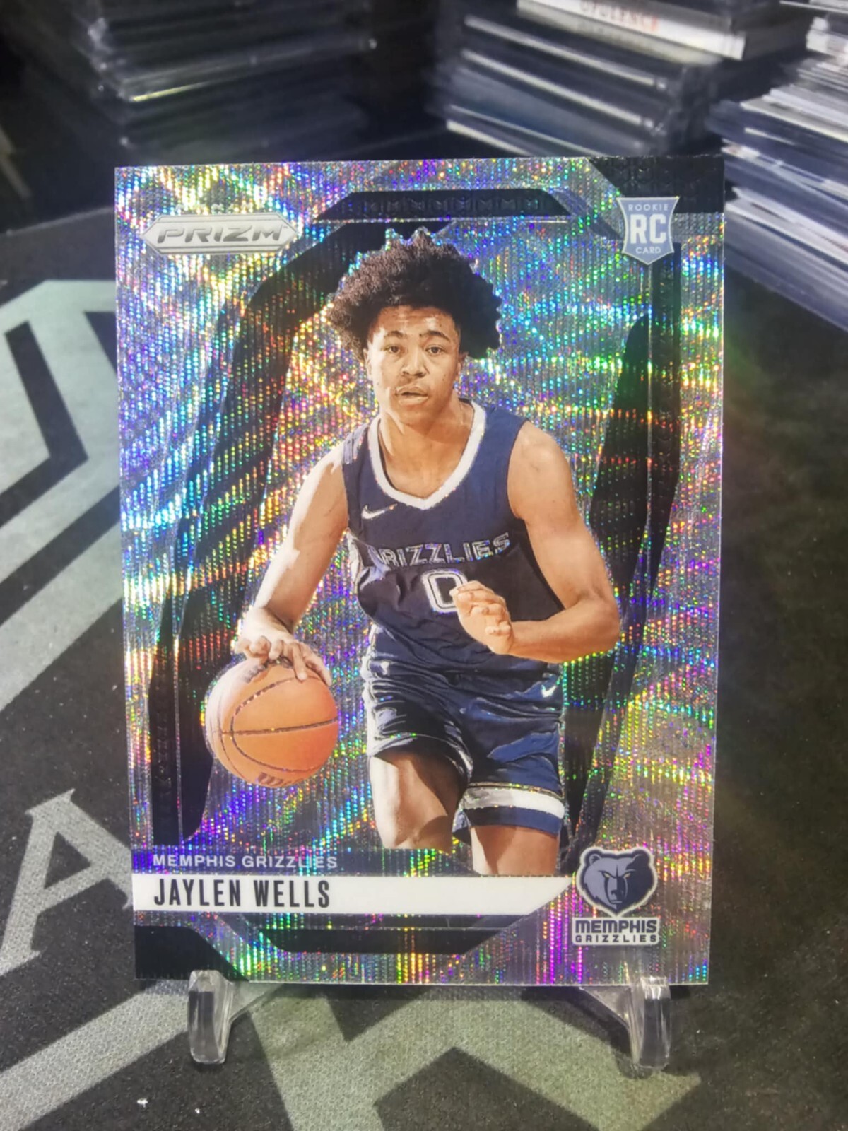 2024-25 Panini Prizm Jaylen Wells #239 Silver Wave RC!