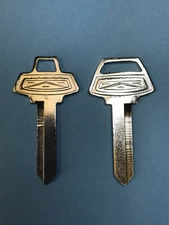 Original Ford Galaxie Crest Vintage Key Blank Set, NOS OEM, 1965 - early 90's