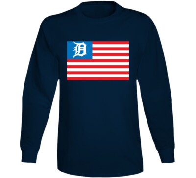 Detroit D Flag Long Sleeve