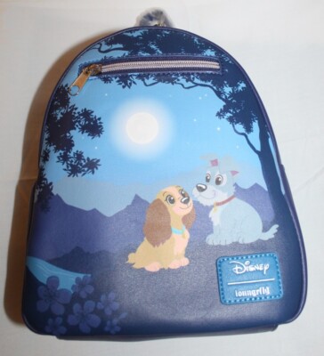 New Loungefly Disney Lady and the Tramp moonlight mini  display picture 3