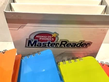 Hooked On Phonics Master Reader 4 Books With CDs Blue Green Orange Red