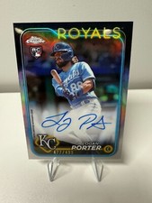 Logan Porter 2024 Topps Chrome Refractor RC /499 #RA-LP Royals