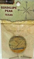 BOY SCOUT GUADALUPE PEAK TEXAS TX SUMMITEER HIKING STAFF STAVE STICK MEDALLION 