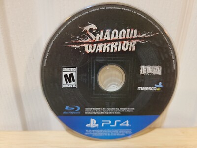 Shadow Warrior (PlayStation 4, 2014) PS4, Disc Only, Tested