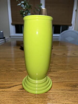 Retired Fiesta Millennium III 3 Vase Chartreuse 9.75'' Tall