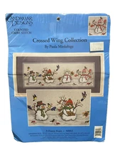 Candamar ~Crossed Wing Collection ~#50882 A FROSTY FEAST Counted X-Stitch Kit