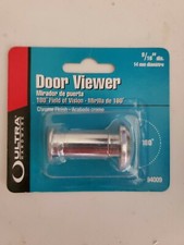 Ultra Hardware 94009 180  Chrome Finish Door Viewer Peep Hole