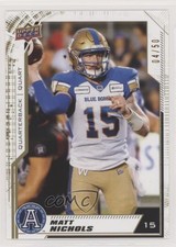 2020 Upper Deck CFL Gold 4/50 Matt Nichols #170 o1h