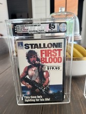 Rambo First Blood Sealed Betamax First Print VGA Graded- Like VHS- Audio Video
