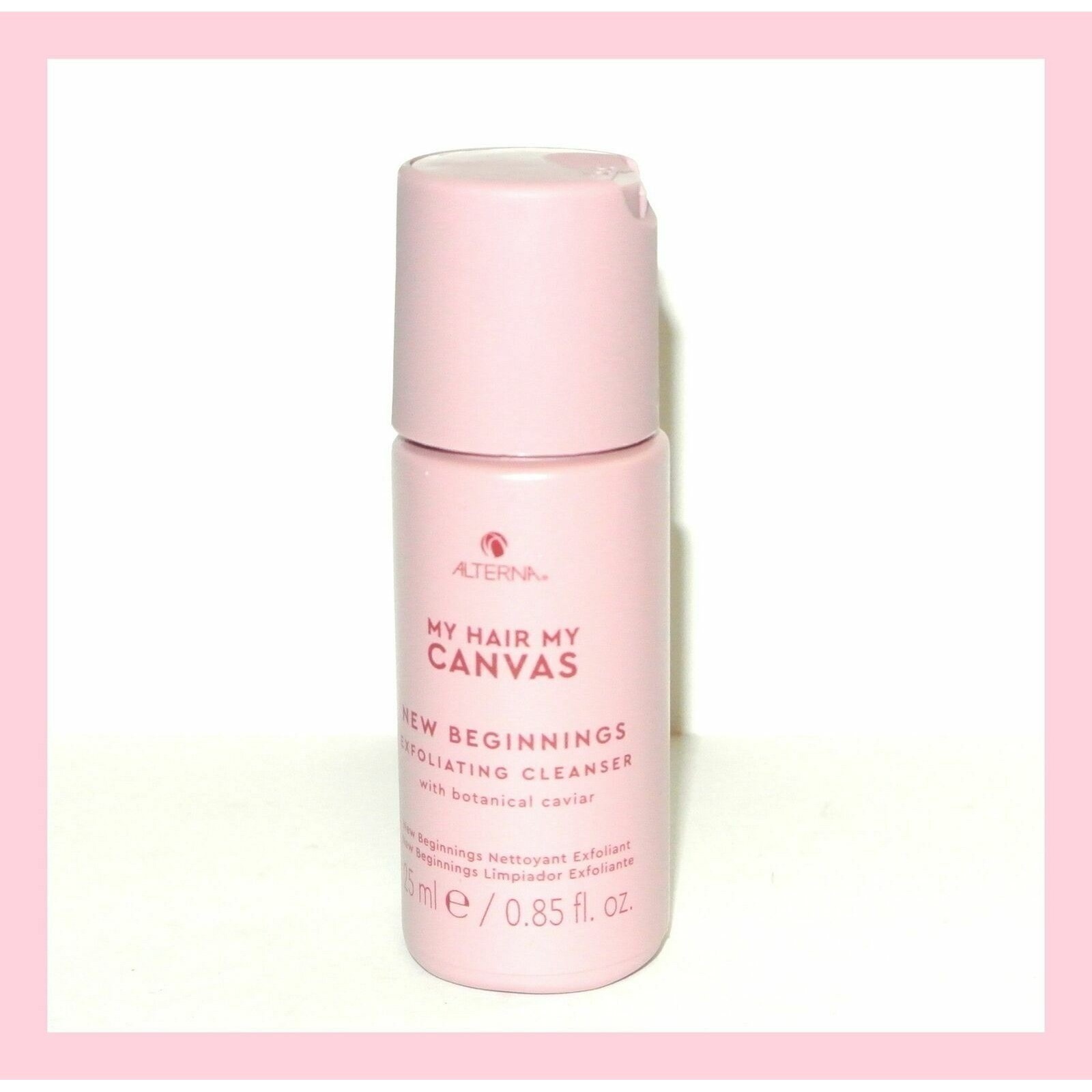 2 x ALTERNA My Hair My Canvas New Beginnings Exfoliating Cleanser NEW .85oz
