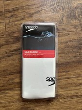 Speedo Adult Silicone Swim Cap One Size White NEW