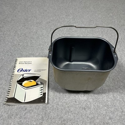 Breadmaker Pan Paddle & User Manuel for Oster Model 5834 2lb Expressbake 