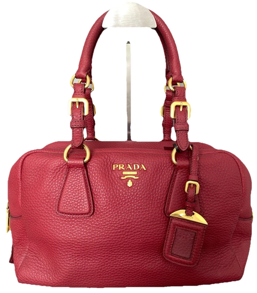 PRADA Satchel/Top Handle Bag Red Bags & Handbags for Women for