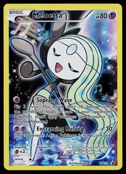 Meloetta XY120 XY Black Star Promo Full Art Holo