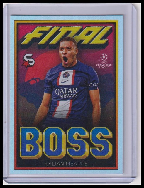 2022-23 Topps Superstars Kylian Mbappé #FB-KM Final Boss Paris Saint-Germain