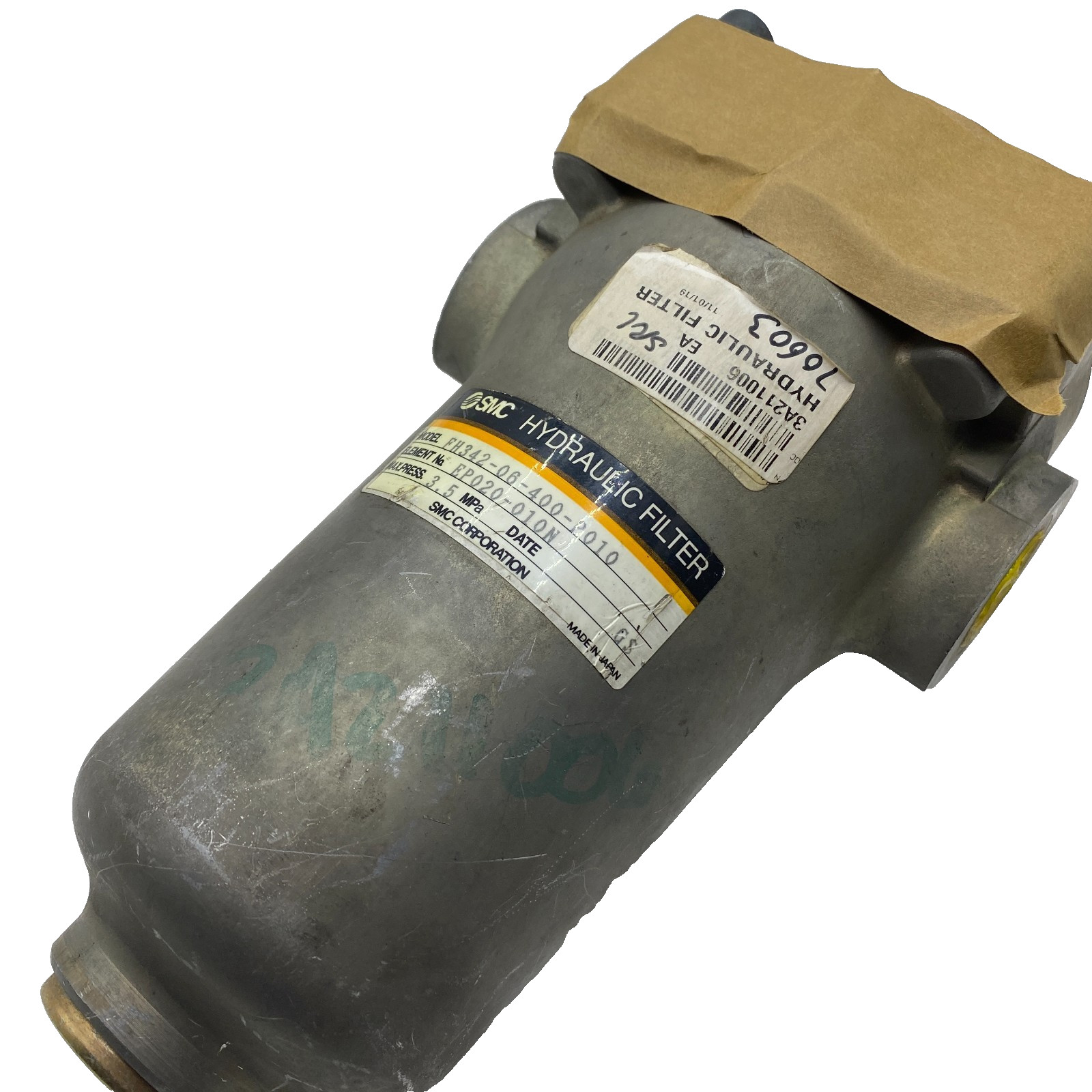 SMC MODEL FH342-06-400-P010 HYDRAULIC FILTER ELEMENT NO: EP020-010N 3.5MPa 🎯
