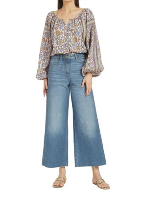 Omika flora blouse size L