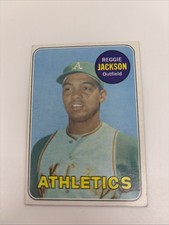 1969: Topps Baseball Card: #260: Reggie Jackson Rookie: Great Shape Nice Corners. rookie card picture