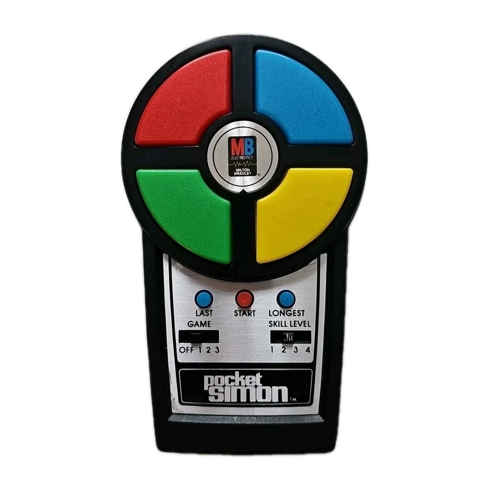 Pocket Simon 1980 NO FUNCIONA para piezas/decoración/colección/película utilería vintage Foto 2 de 4