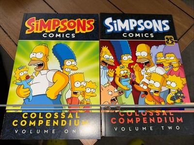 Simpsons Comics Colossal Compendium Vol 1-2 Paperback Matt Groening