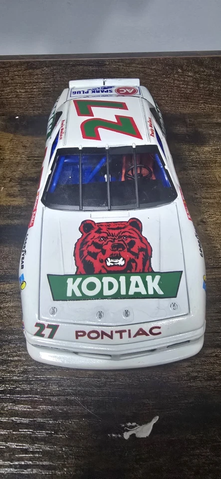Rusty Wallace 1989 #27 Kodiak Pontiac Action — Diecast 1/24 construido a medida Foto 3 de 4