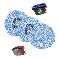 Mop Heads Replacements for Oceda Mop Replace Head RinseClean 2-Tank System, 3...